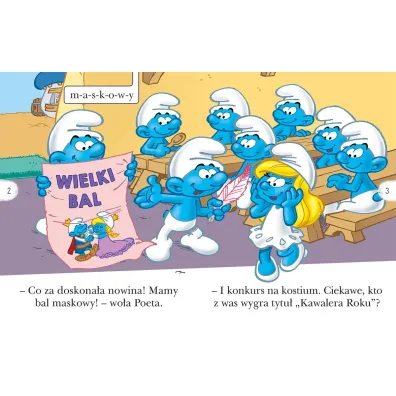 Wielki bal Smerfetki. Czytam sobie. Poziom 1