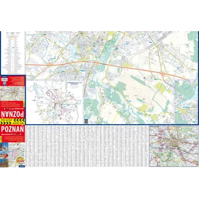 Pozna� foliowany plan miasta 1:20 000