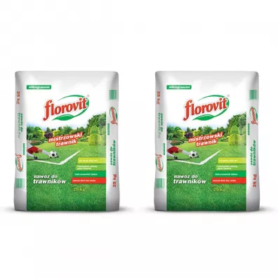 Florovit Nawz do trawnikw zwalczajcy mech Mistrzowski trawnik zestaw 2 x 25 kg