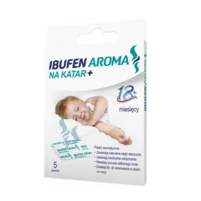 Ibufen Aroma na katar plastry nas�czone olejkami eterycznymi 5 szt.