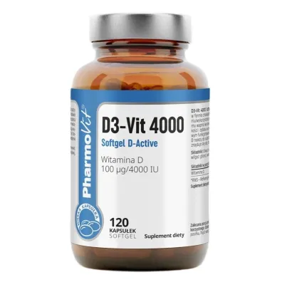 Pharmovit Witamina D3 4000 IU Suplement diety 120 kaps.