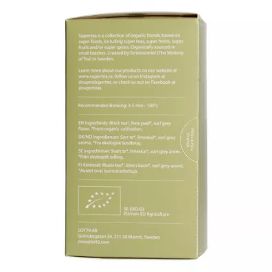 Teministeriet Supertea Mrs Grey Organic Herbata czarna