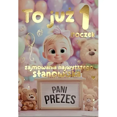 Yeku Karnet 3K Urodziny