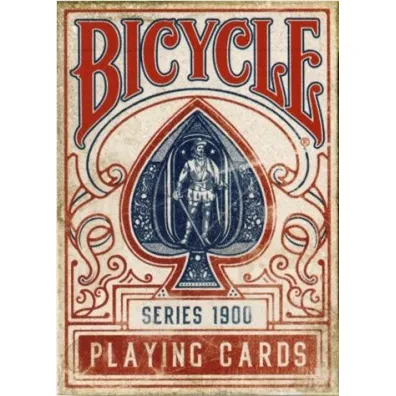 Karty 1900 Series Red Vintage