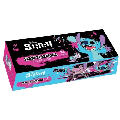 Beniamin Farby plakatowe Stitch Black 20ml 12 kolor�w