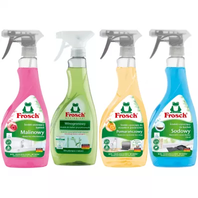 Frosch Zestaw do sprz�tania 4 x 500 ml