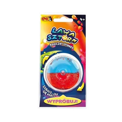 Magiczny spinner Lawa Sztorm niebiesko-czerwony Epee