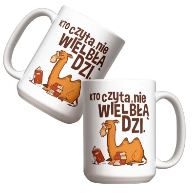 Molom Kubek - Kto czyta, nie wielb��dzi 440ml