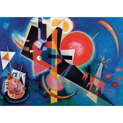 Puzzle 1000 el. W kolorze niebieskim, Wassily Kandinsky Eurographics