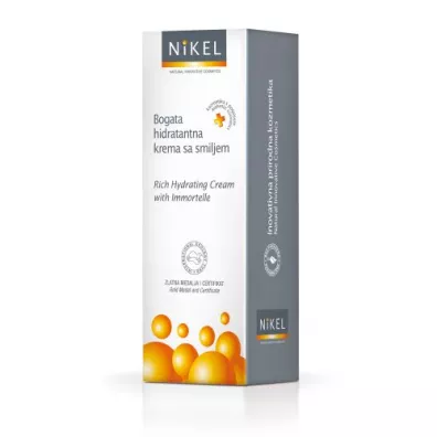 Nikel Bogaty krem nawil�aj�cy do twarzy z wyci�giem z kwiatu Immortelle 50 ml