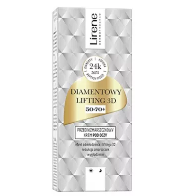 Lirene Diamond Lifting 3D Przeciwzmarszczkowy krem pod oczy 15 ml