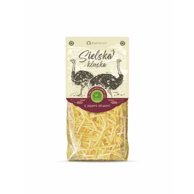 Bartolini Makaron (z jajami strusimi semolinowy) krajanka 250 g Bio
