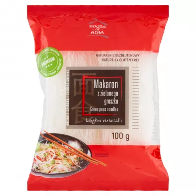 House of Asia Makaron z zielonego groszku nitki Longkou vermicelli 100 g