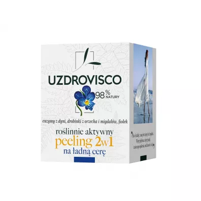 Uzdrovisco Fio�ek Ro�linnie Aktywny peeling 2w1 na �adn� cer� 50 ml