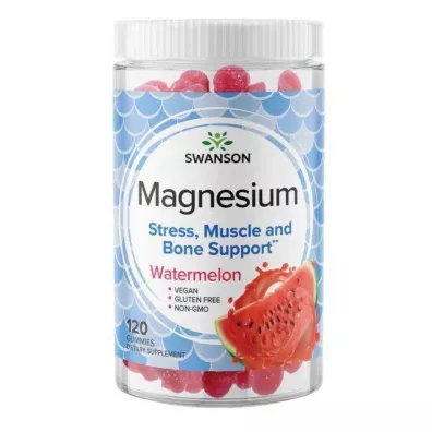 Swanson Cytrynian magnezu – arbuz suplement diety 120 szt.