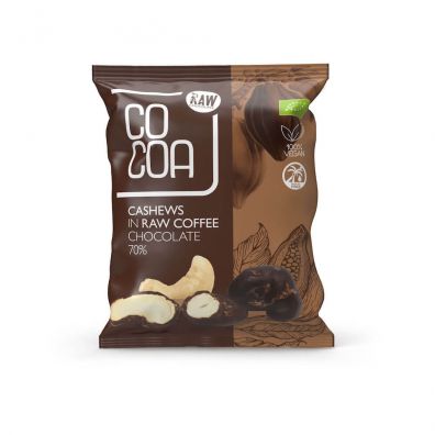 Cocoa Orzechy nerkowca w czekoladzie kawowej 70 g Bio