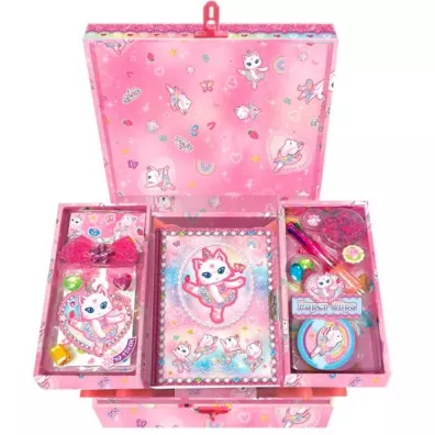 Pecoware Zestaw w pudeku z pkami Kot baletnica