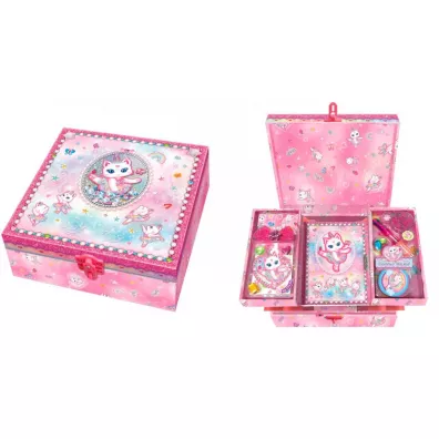 Pecoware Zestaw w pudeku z pkami Kot baletnica