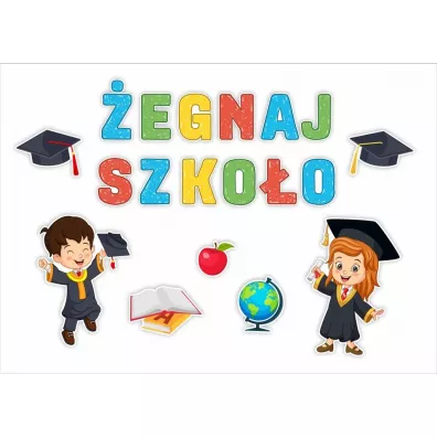 LearnHow Dekoracje okienne szkoa -  egnaj szkoo 1. 19 szt.