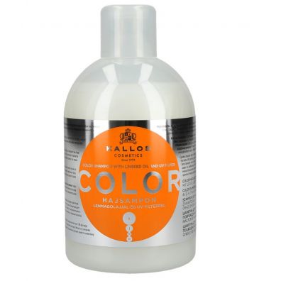 Kallos Color Shampoo With Linseed Oil and UV Filter szampon do włosów farbowanych 1 l