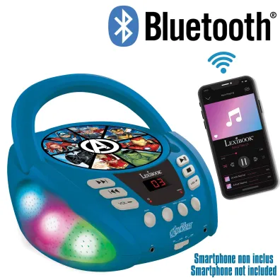Odtwarzacz CD Bluetooth Avengers z efektami �wietlnymi RCD109AV