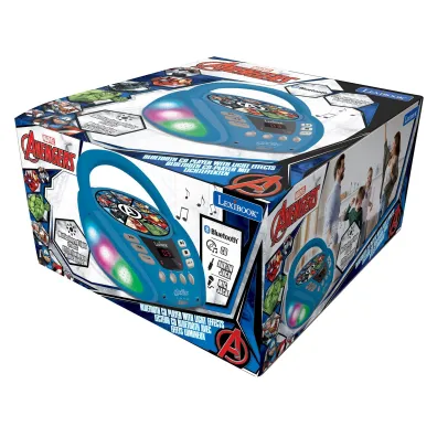 Odtwarzacz CD Bluetooth Avengers z efektami �wietlnymi RCD109AV