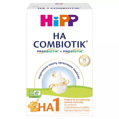Hipp HA 1 Combiotik Preparat do pocztkowego ywienia niemowlt od urodzenia 350 g