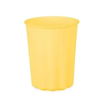 PartyDeco Kubeczki plastikowe Falbanka, ��ty 4 x 220 ml 4 szt.