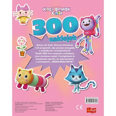 300 naklejek. Koci Domek Gabi