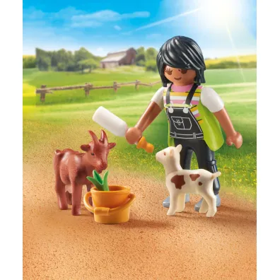 Playmobil Special Plus Dziewczynka z kozami 71759