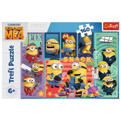Puzzle 160 el. Minionkowa rado�� Trefl