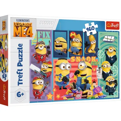 Puzzle 160 el. Minionkowa rado�� Trefl