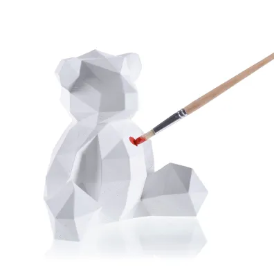 Kolorowanka 3D Anoufa Bear