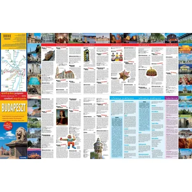 Budapeszt map&guide PL laminat 2024