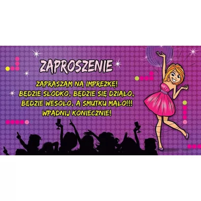 Stamp Zaproszenia Young nr 14 10 szt.