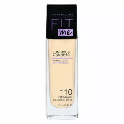 Maybelline Fit Me Luminous + Smooth Foundation rozwietlajcy podkad do twarzy 110 Porcelain 30 ml