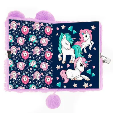 Derform Pami�tnik pluszowy z k��dk� Unicorn