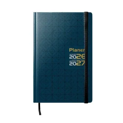 Planer 2026/2027 A5 tygodniowy granatowy - pr zb