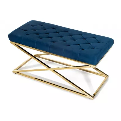HowHomely awka pikowana Saliba Gold Blue