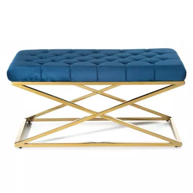 HowHomely awka pikowana Saliba Gold Blue