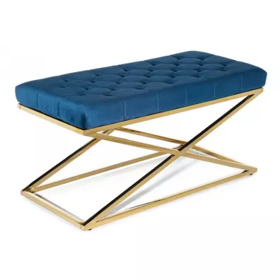 HowHomely awka pikowana Saliba Gold Blue