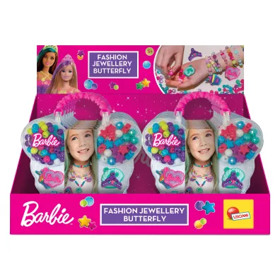 Zestaw do tworzenia biuterii Barbie Butterfly Bag Lisciani