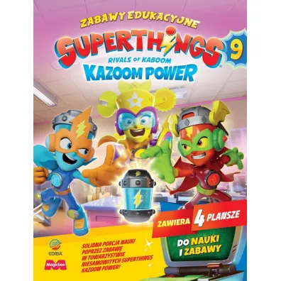 SuperThings Rivals of Kaboom. Kazoom Power. Zabawy edukacyjne 9