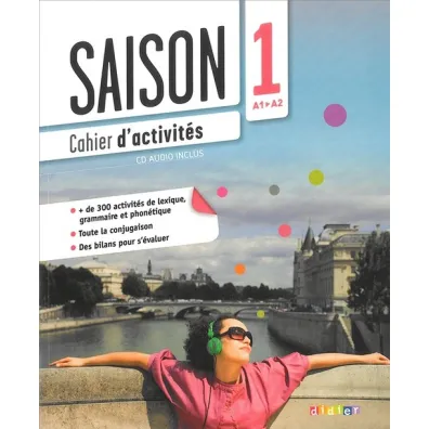 Saison 1 �wiczenia + CD Poziom A1-A2 - Marion Alcazar, Escufier Dorothee, Camille Gomy