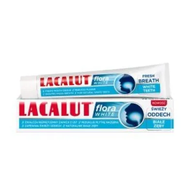 Lacalut Pasta do z�b�w Flora White 75 ml