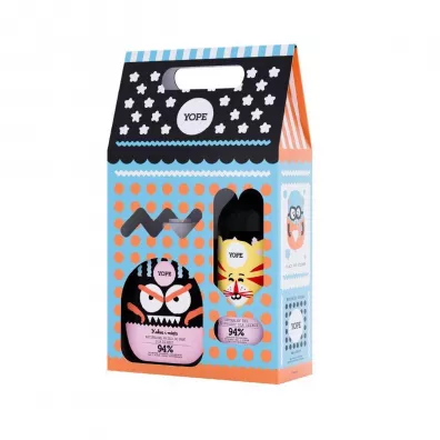 Yope Dzieci�ce myd�o w p�ynie Kokos i Mi�ta 400ml + �el pod prysznic �urawina i Lawenda 400ml