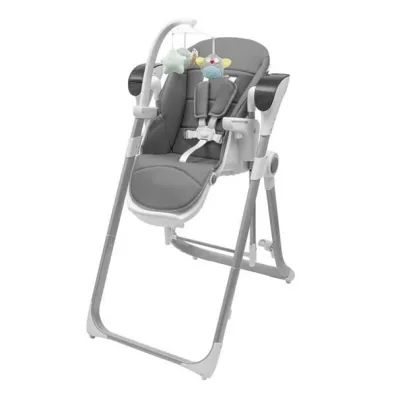 Baby Mix Krzese�ko do karmienia 2w1 grey