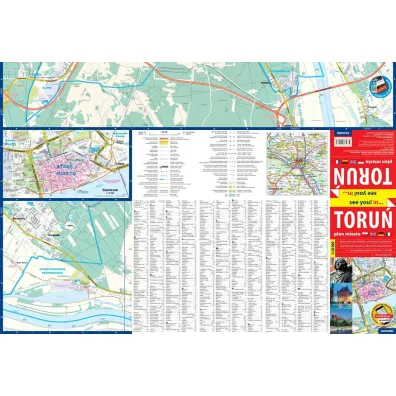 Toru� plan miasta 1:20 000 papier 2023