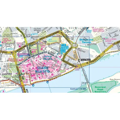 Toru� plan miasta 1:20 000 papier 2023