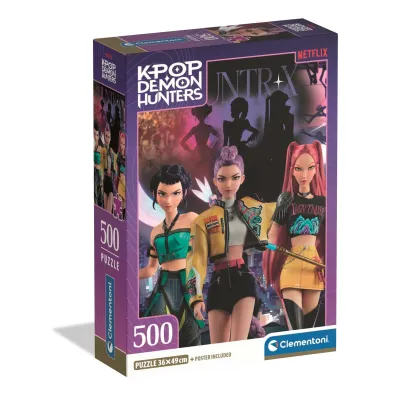 Puzzle 500 Compact K-pop Demon Hunters Clementoni